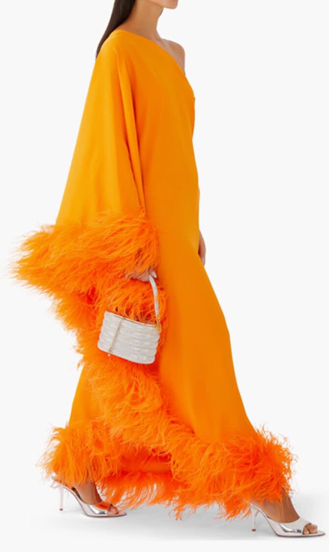 FEATHERED UBUD DRESS