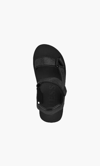 Nylaha Rhinestone Flatform Sandals