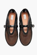 Fishnet Ballet Flats