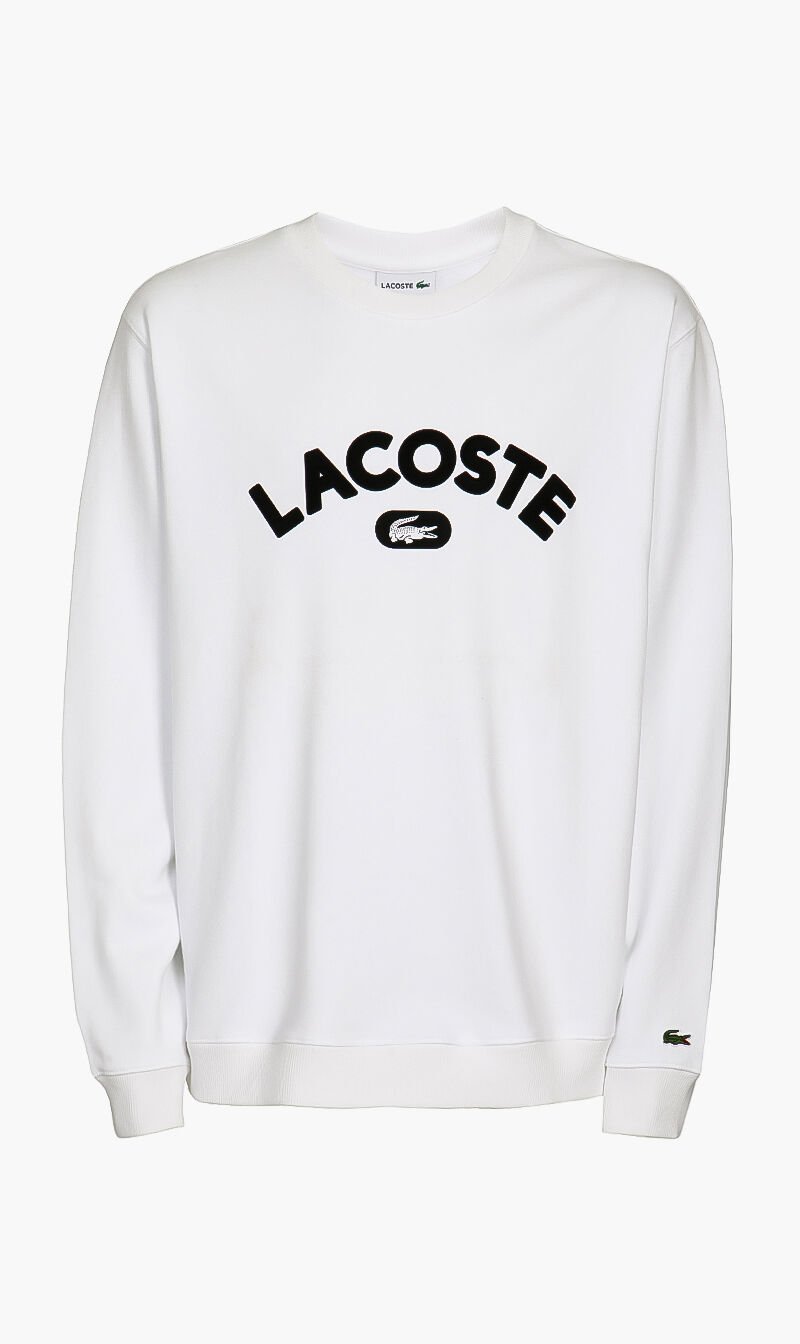 Lacoste pull blanc new arrivals