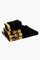 I LOVE BAROQUE TOWEL 5-SET BLACK
