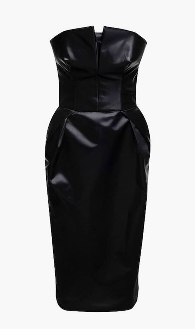 Satin Long One-Piece Dress