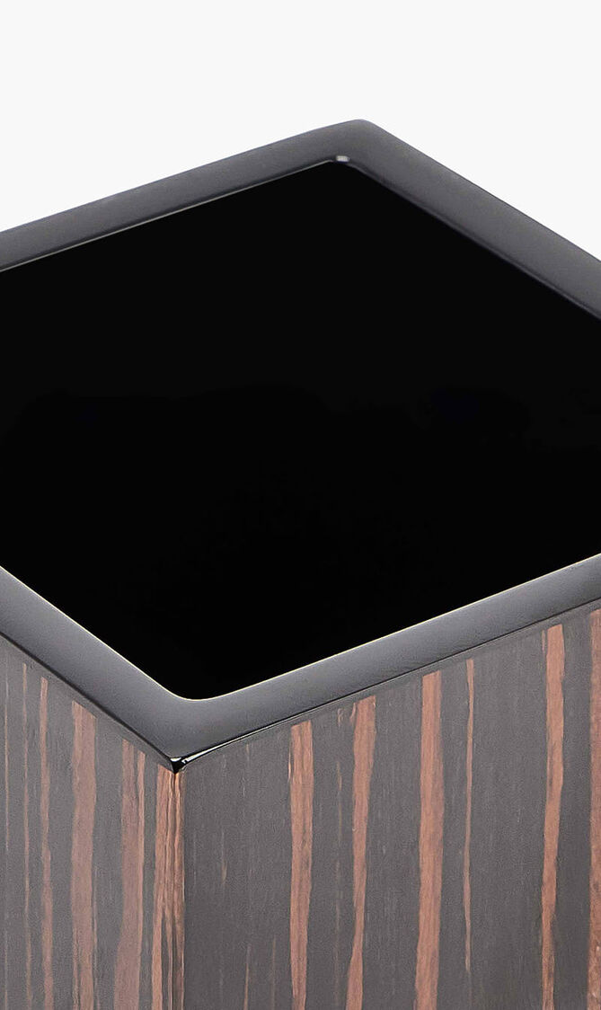 Macassar Ebony Brush Holder