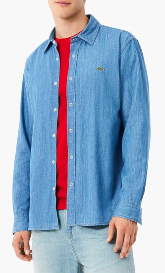 Regular Fit Lightweight Denim Shirt