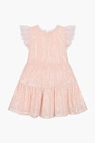 Chiffon Sequin Dress