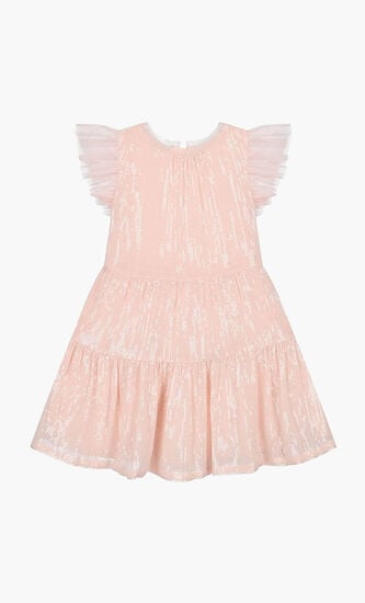 Chiffon Sequin Dress