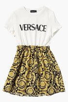 Baroque Print T-Shirt Dress