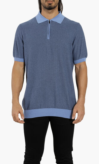 Knit Polo Shirt