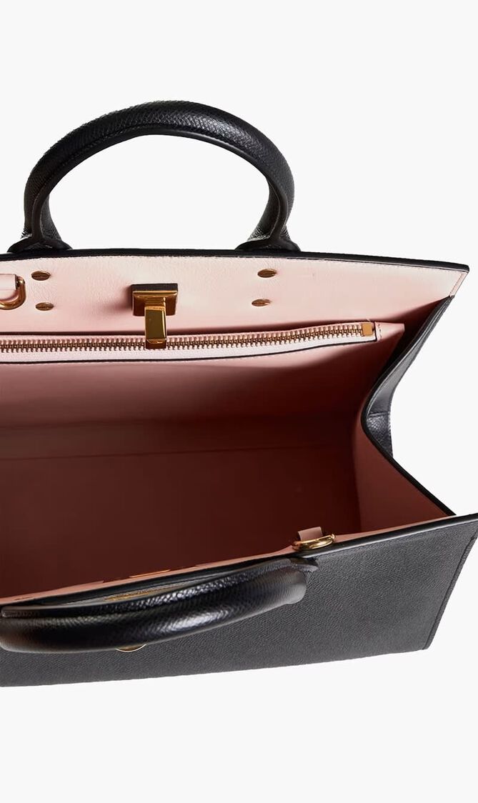 Top Handle Leather Bag