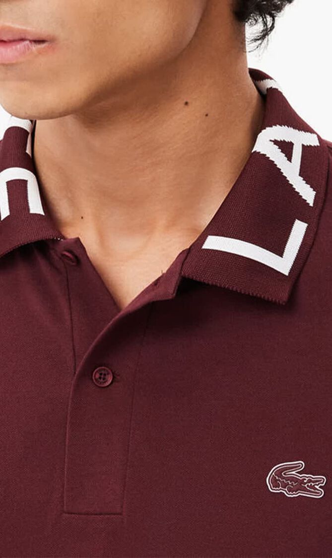 Movement Jacquard Collar Polo