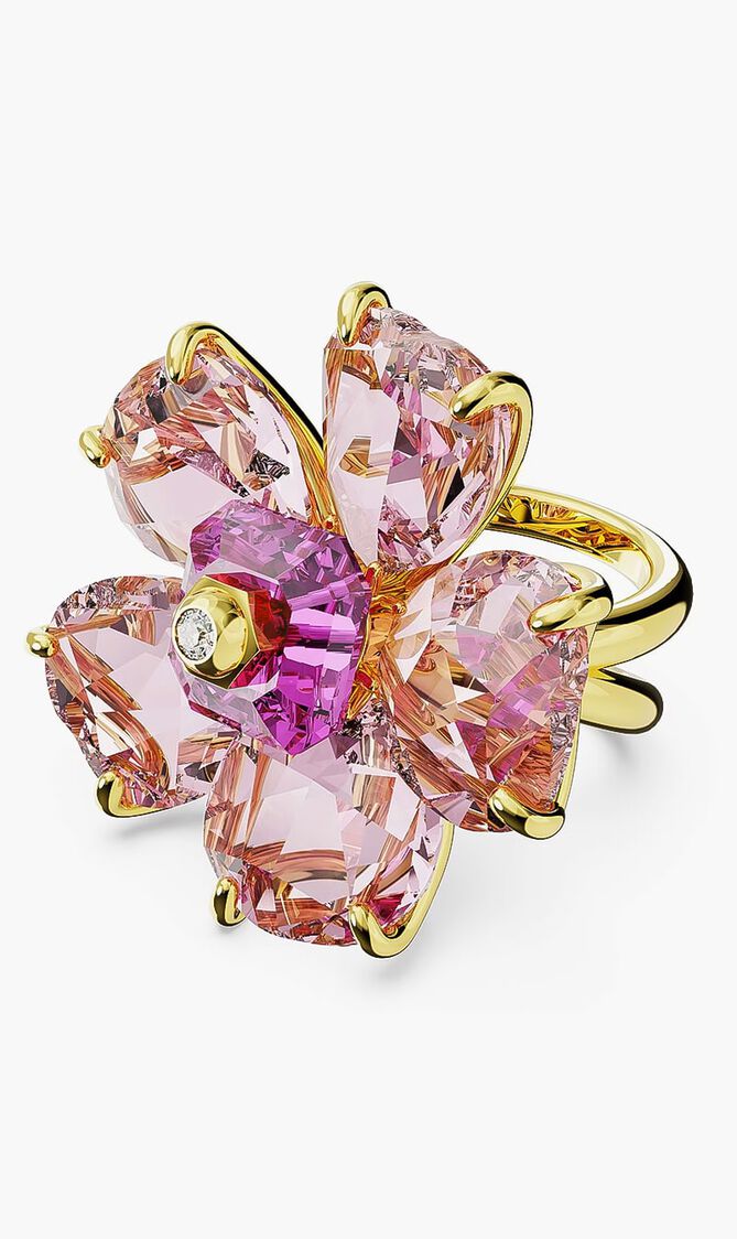 SJC FLORERE RING DOUBLE SHANK PINK/GOS 52 MM