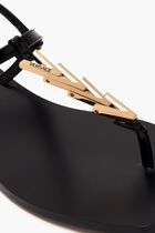 FLAT SANDAL T.10 PATENT CALF LEATHER