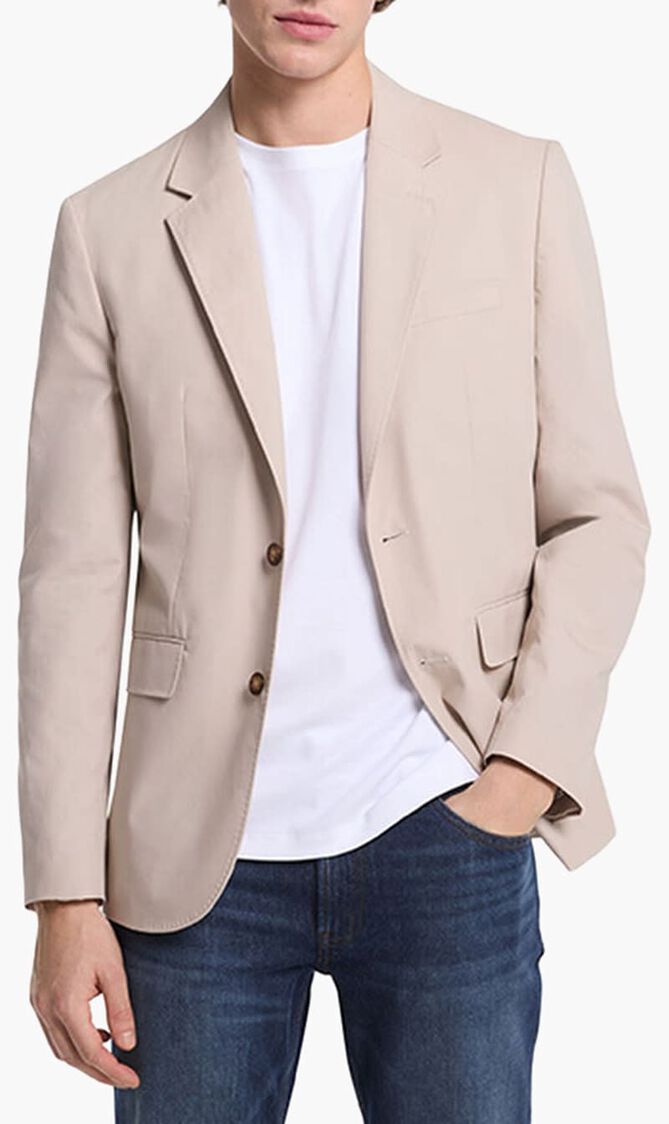 Cotton Poplin Blazer