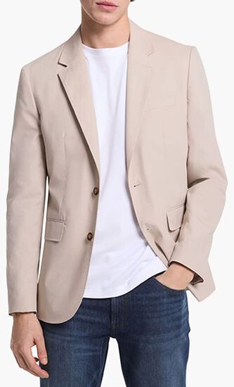 Cotton Poplin Blazer