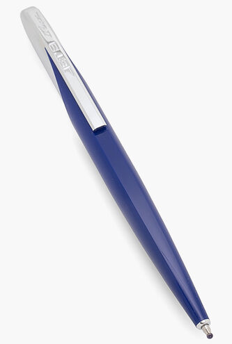قلم حبر جيت 8 كروم تريم جاف كروي الرأس، أسود