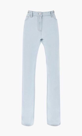 PANT DENIM DENIM FABRIC STONE WASH AND BLEACH TREATMENTS