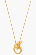 Engraved Logo Pendant Necklace