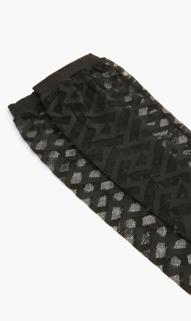 Monogram hosiery socks