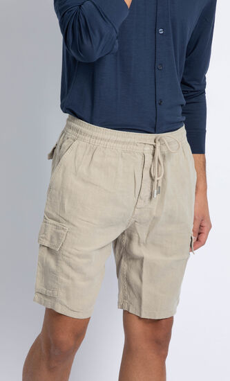 Linen Bermuda Shorts