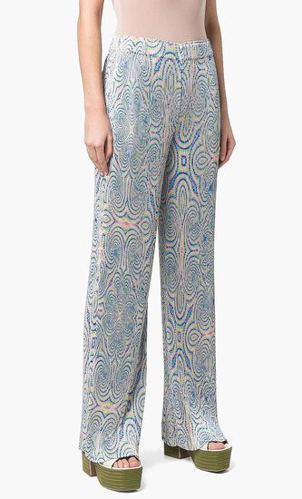 Hallucinogenic Pleated Trousers