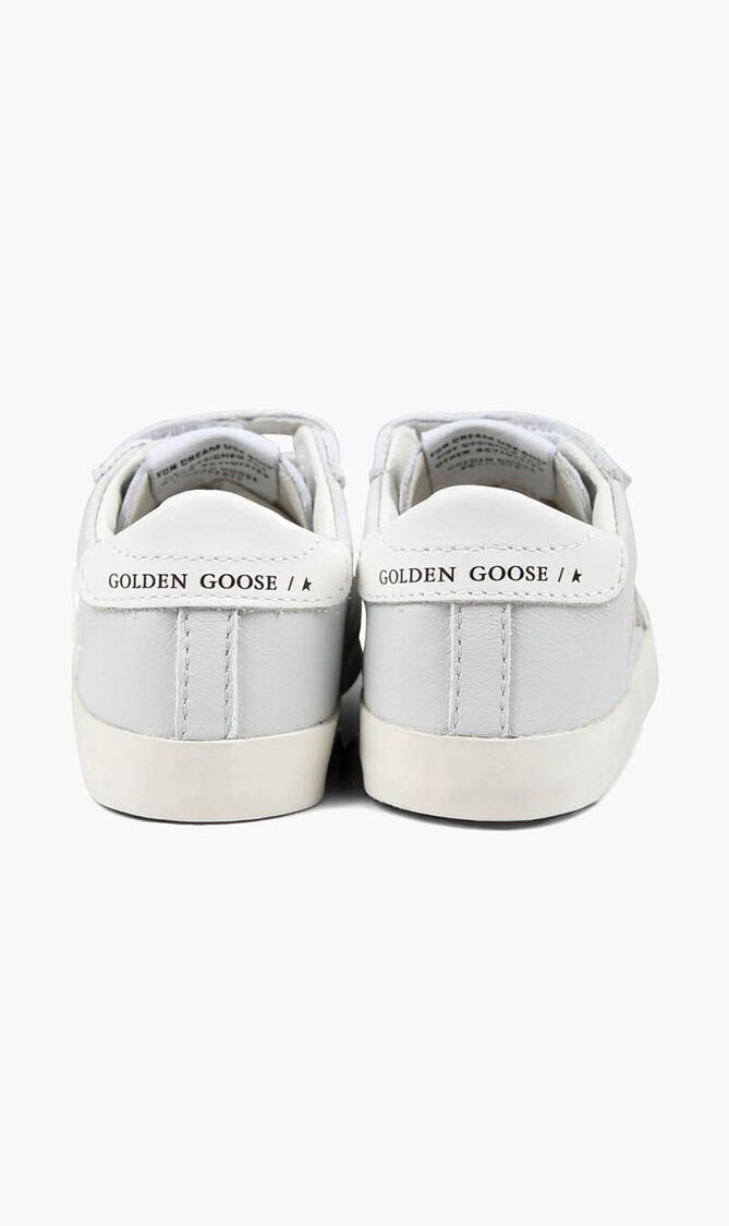 BABY SCHOOL NAPPA UPPER LEATHER STAR AND HEEL