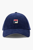 SHYLOCORD F_BOX LOGO CORDUROY BASEBALL CAP