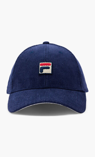 SHYLOCORD F_BOX LOGO CORDUROY BASEBALL CAP