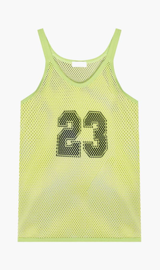 23 LOGO NET STRING VEST SHARP GREEN BLA