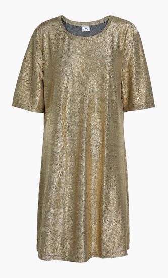 Metallic Knitted Dress