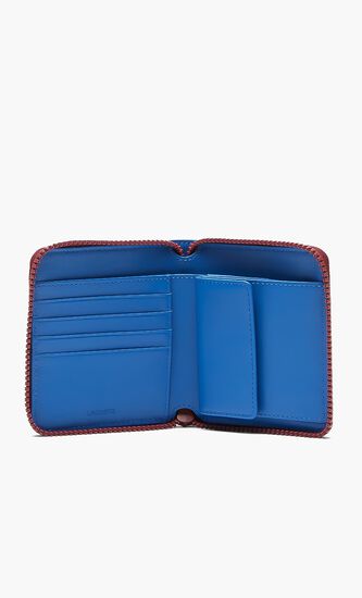 Crocodile Badge Zip Wallet