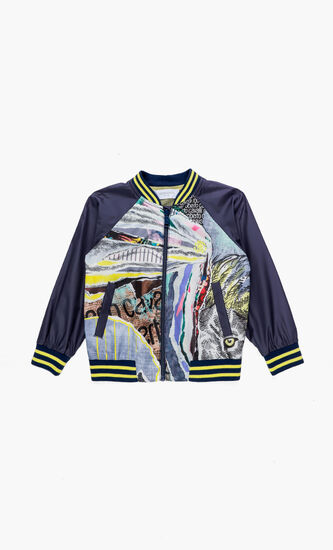 Nylon Collage Jacket