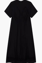 Lace-Detail Silk Dress