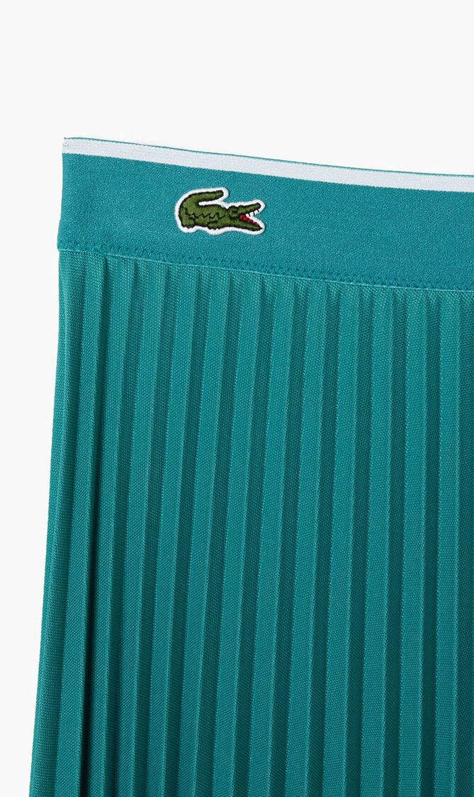 Short Pleated Elastic Waist Skirt