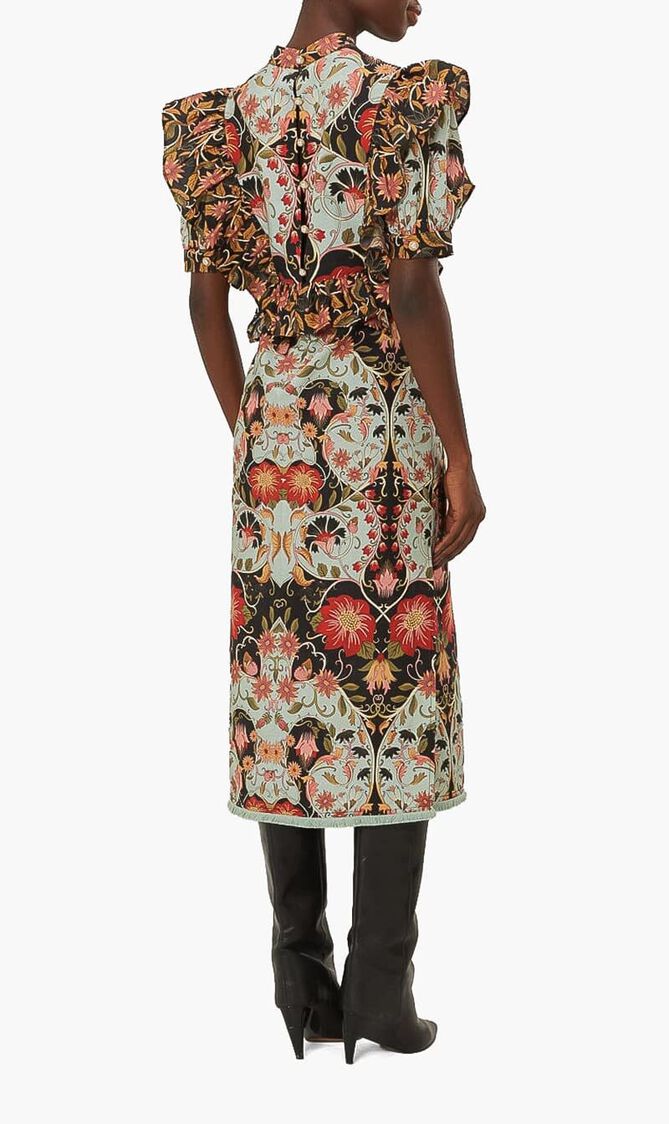 Flowing Beauty Midi Dress