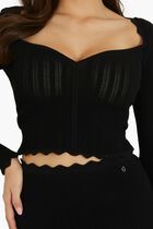 Ls Pointelle Anjela Top