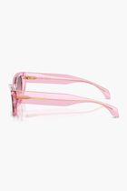Transparent Rose  Sunglasses