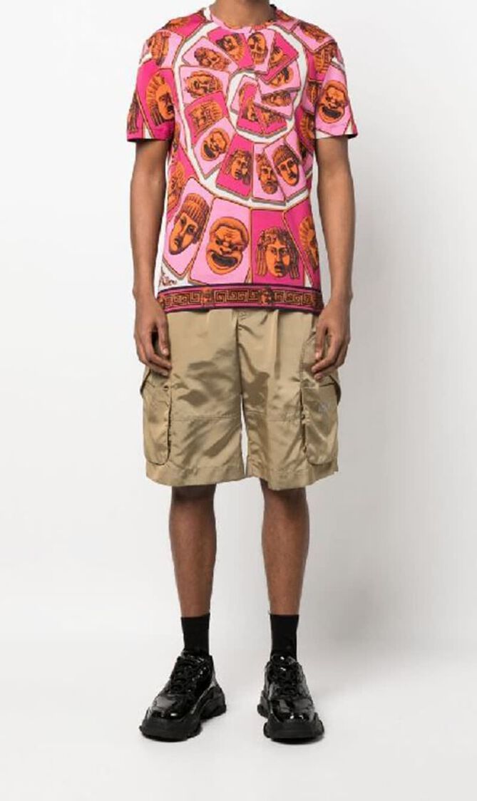 Le Maschere Print Short-Sleeved T-shirt