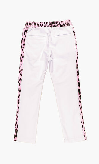 Leopard Print Side Bands Pants