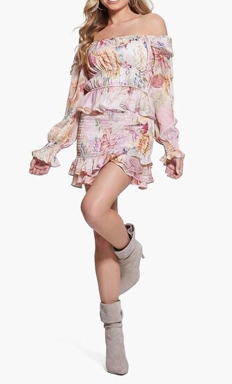 Off Shoulder Ruffle Top