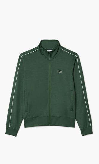 Paris Pique Zip Front Track Jacket