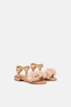 CARMEN CORSAGE SANDAL ROSE GOLD
