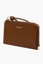 Brown Leather Slip Card Holder