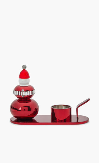 CL HOLIDAY CHEERS CANDLE HOLDER SANTA CLAUS