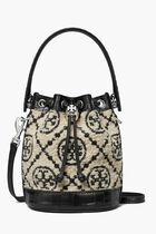 T Monogram Boucle Mini Bucket Bag