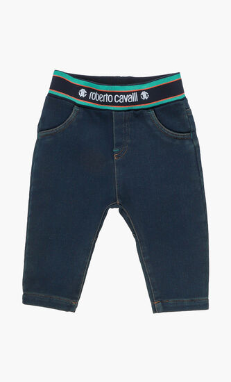 Fleece Denim Pants