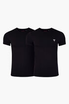 Pack of 2 Black Crew Neck T-Shirt