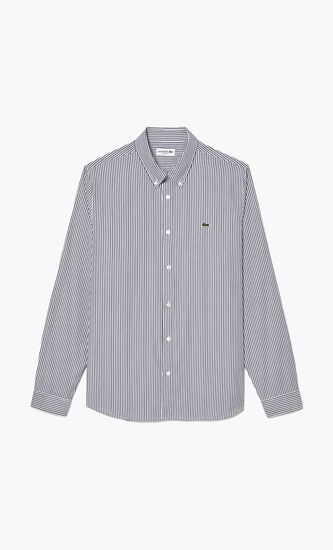 Regular Fit Striped Cotton Shirt
