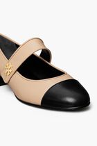 Cap-toe Mary Jane Heeled Ballet
