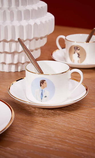 Valentino Tea Cup & Saucer