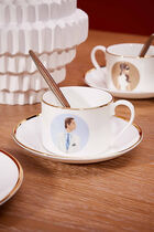 فنجان الشاي فالنتينو مع صحنه فنجان الشاي فالنتينو مع صحنه